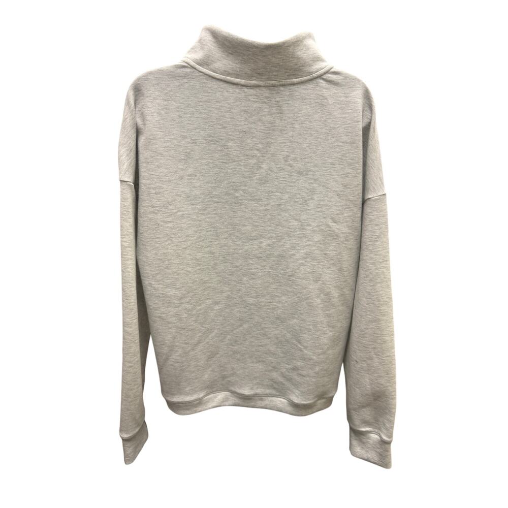 (Lot 2) YOGALICIOUS LUX Women’s M Crosstrain pullover Shirt gray taupe Long - Picture 4 of 8